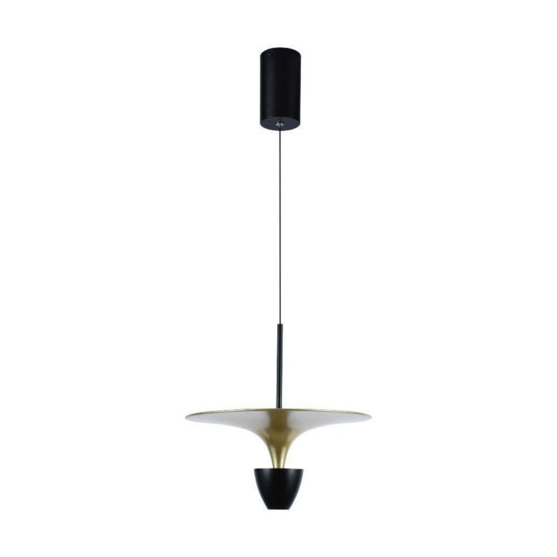 Lampa wisząca V-TAC Vt-7832 złota wym: 140 x 30 x 30 cm wbudowany LED 9W 4000K 1000lm 1 szt.
