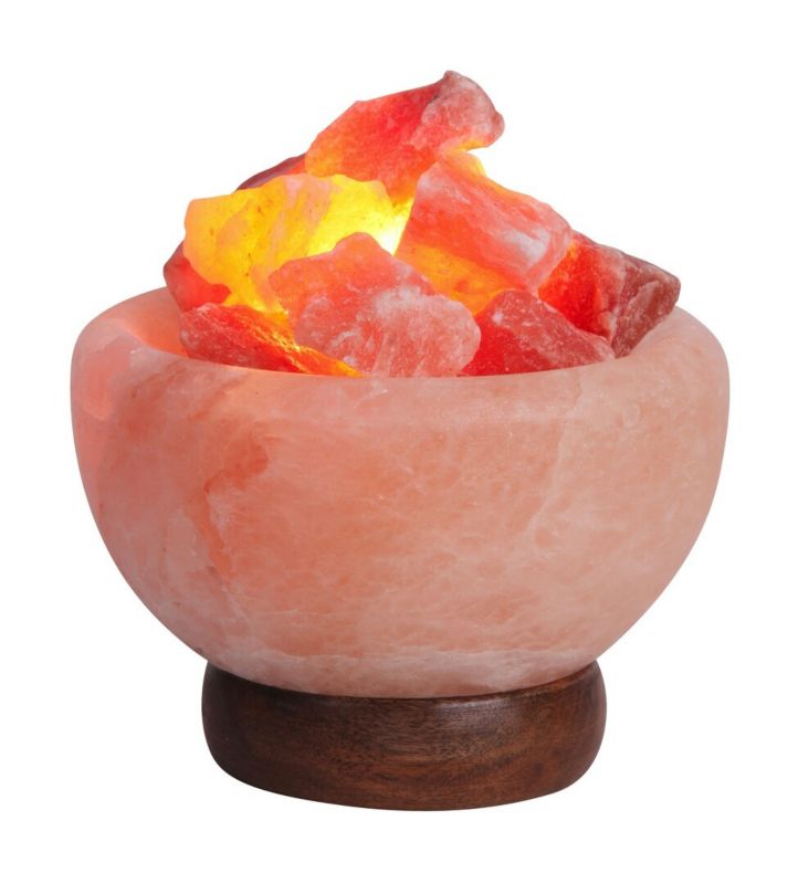 Lampka stołowa Rabalux Fuji czerwony-pomarańczowo-pomarańczowa 1 x E14 x 15W IP20 wym: 7.6 x 14 x 14 cm sól kamienna - 1 szt.
