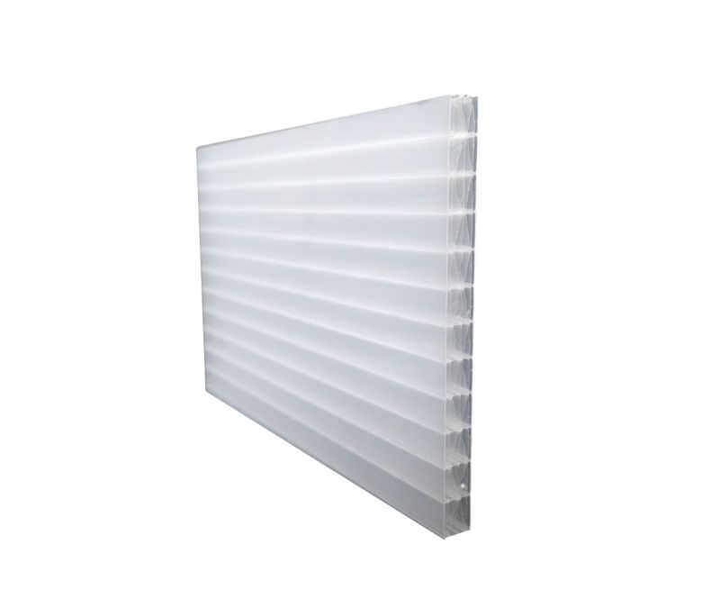Poliwęglan komorowy TECH-PLAST 16mm opal mleczny 1,05 x 4,50m X-premium 1 szt.
