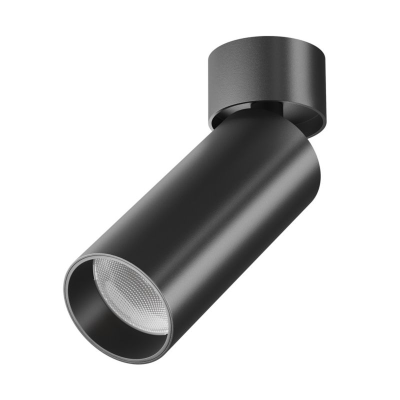 Lampa wisząca Maytoni Focus Led czarna wym: 16 x 5,2 x 5,2 cm wbudowany LED 12W 1 szt.
