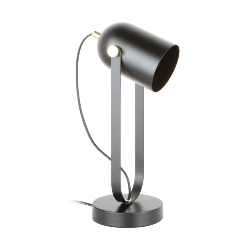 Lampa biurkowa Zuma Line Aries czarny matowa-złota 1 x E27 x 40W IP20 wym: 35 x 13 x 16 cm metal - 1 szt.