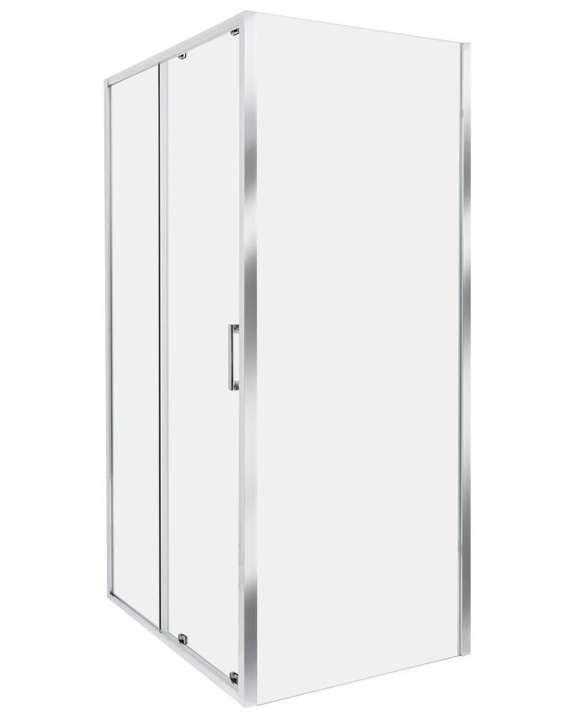 Kabina prysznicowa Yoro 80 x 100 x 185 cm Srebrny 1 szt.