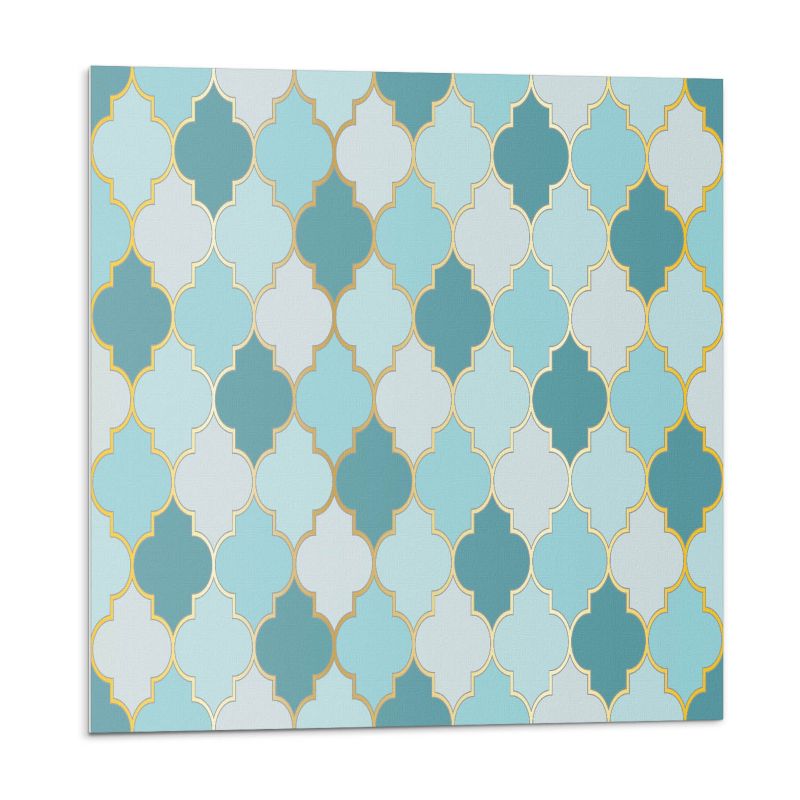 Kafelki samoprzylepne Wallfluent 30x30 cm Stylowe wzory z falistymi motywami 9 szt.