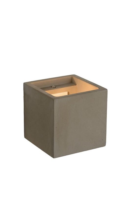 Kinkiet ścienny Lucide Gipsy szary 1 x G9 x 25W IP20 wym: 11,5 x 11,5 x 11,5 cm - 1 szt.
