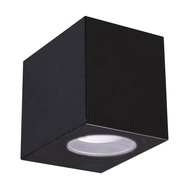 Kinkiet ścienny zewnętrzny Struhm Gamp czarny 1 x GU10 x IP54 wym: 8 x 6,8 x 8,9 cm - 1 szt.