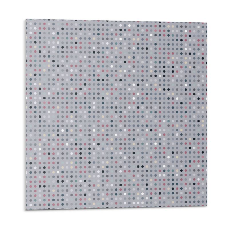 Kafelki samoprzylepne Wallfluent 30x30 cm Energetyczny wzór z wielobarwnymi kropkami 9 szt.