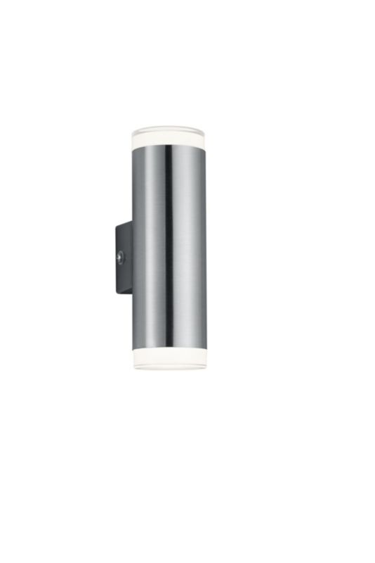 Kinkiet ścienny zewnętrzny RL Aracati srebrno-biały LED 4W 3000K 340lm IP44 wym: 16,6 x 5,2 x 5,2 cm metal - 1 szt.