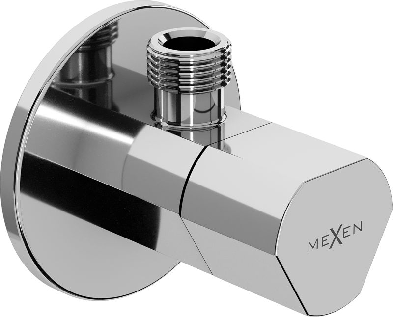 Zawór kątowy Mexen T chrom 1 szt.