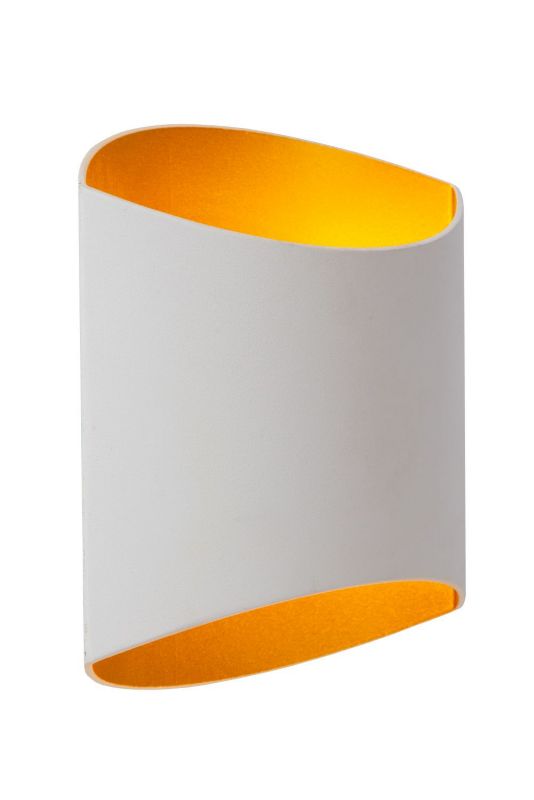 Kinkiet ścienny Lucide Diletta biało-złoty-odcienie złota 1 x G9 x 40W IP20 wym: 18 x 16 x 8 cm - 1 szt.