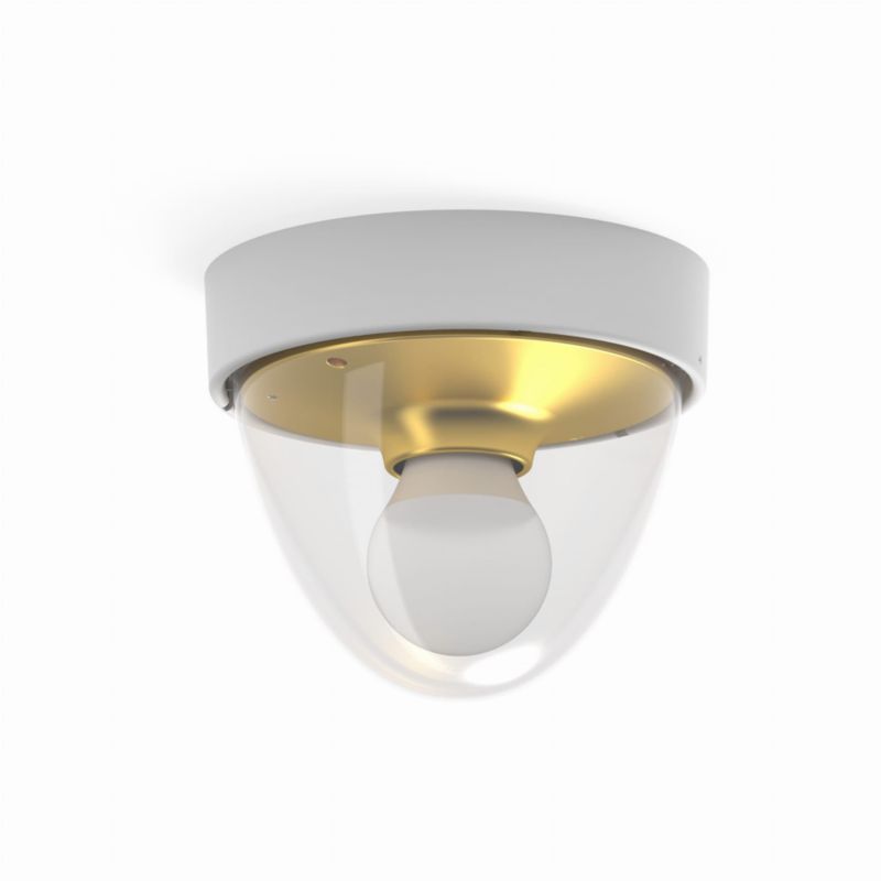 Plafon sufitowy nowoczesny Nowodvorski Lighting Nook czarno-przezroczysty 1 x E27 x 10W IP44 wym: 15,5 x 17 x 17 cm - 1 szt.