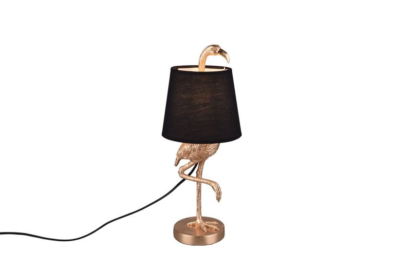 Lampka stołowa RL Lola złoto-czarna 1 x E14 x 40W IP20 wym: 42 x 17 x 17 cm tworzywo sztuczne - 1 szt.