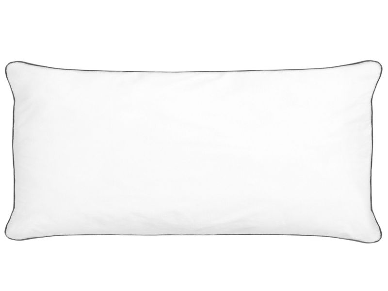 Poduszka Pelister Wysoka Mikrofibra 40 x 80 cm Biały 1 szt.