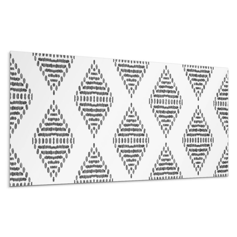 Kafelki samoprzylepne Wallfluent 60x30 cm Geometryczny wzór diamentów w siatce 6 szt.