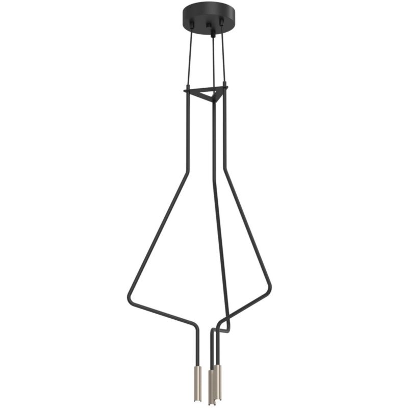 Lampa wisząca Shilo No. Vi 3 1401 czarna minimalistyczna 3xG9 x 2.5W 1 szt.