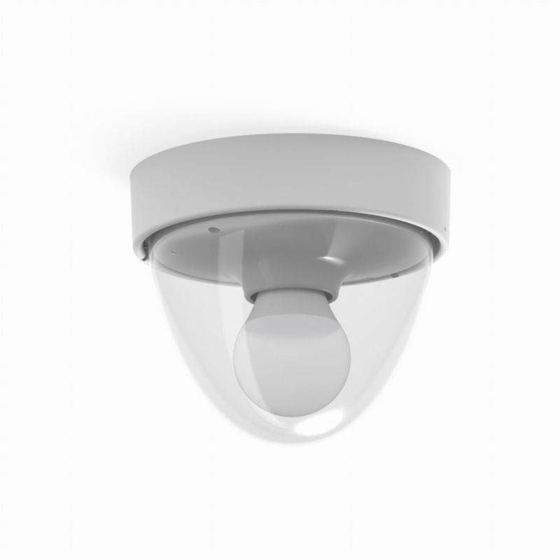 Plafon sufitowy lampa Nowodvorski Lighting Nook biało-przezroczysty 1 x E27 x 10W IP44 wym: 15,5 x 17 x 17 cm - 1 szt.
