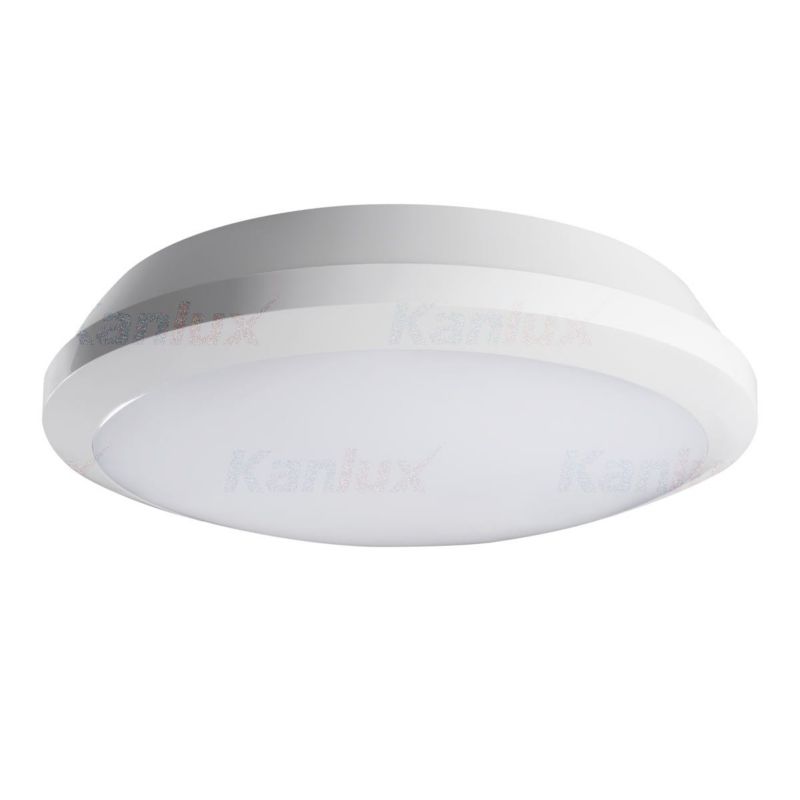 Plafon sufitowy nowoczesny Kanlux Daba biały LED 26W 4000K 2800lm IP65 wym: 8,7 x 30 x 30 cm tworzywo sztuczne - 1 szt.