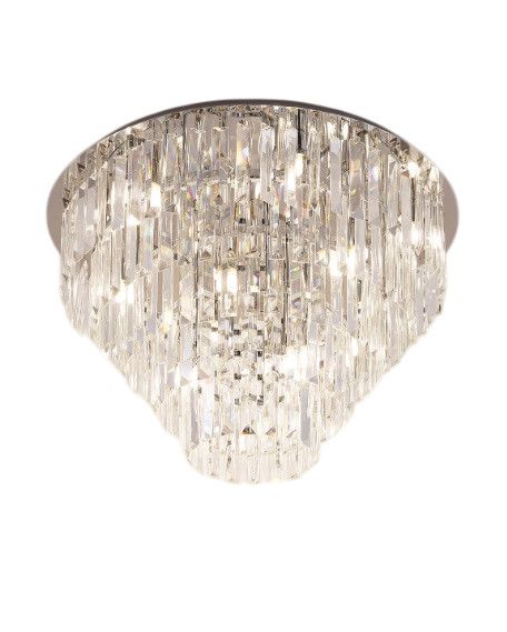 Lampa sufitowa wisząca Maxlight Monaco 2165 chromowana kryształowa 15xG9 x 1 szt.