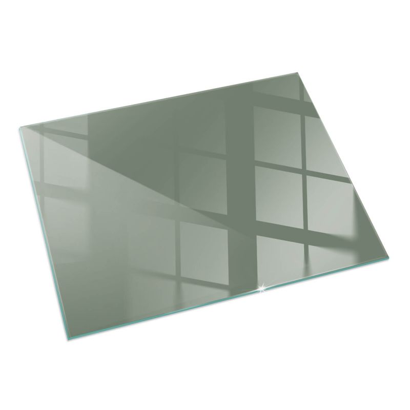 Szklana Podkładka Pod Kominek Prostokąt Wallfluent 60x40 cm Oliwkowy zielony 1 szt.