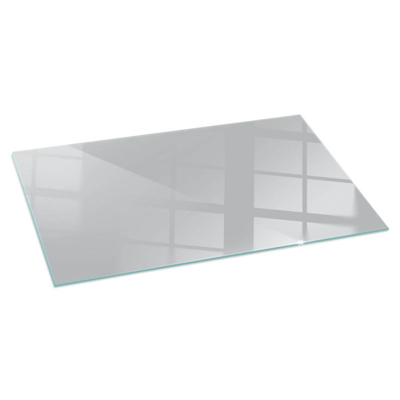 Szklana Podkładka Pod Kominek Prostokąt Wallfluent 140x70 cm Jasnoszary odcień 1 szt.