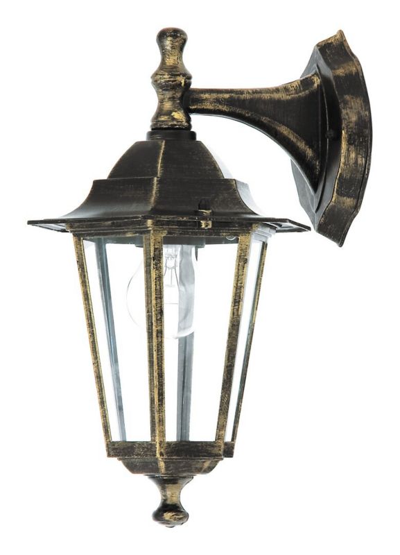 Kinkiet ścienny zewnętrzny Rabalux Velence antyczne złoto retro 1 x E27 x IP43 wym: 32 x 21 x 23 cm - 1 szt.