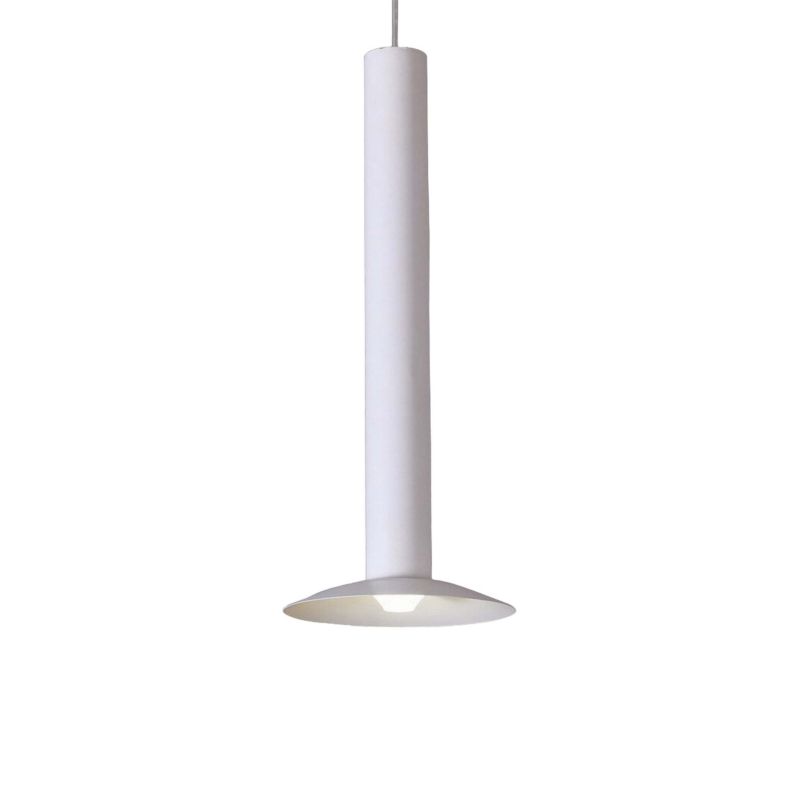 Lampa wisząca Light Prestige Hat 8251 biała szerokość 16 cm wbudowany LED 5W 1 szt.