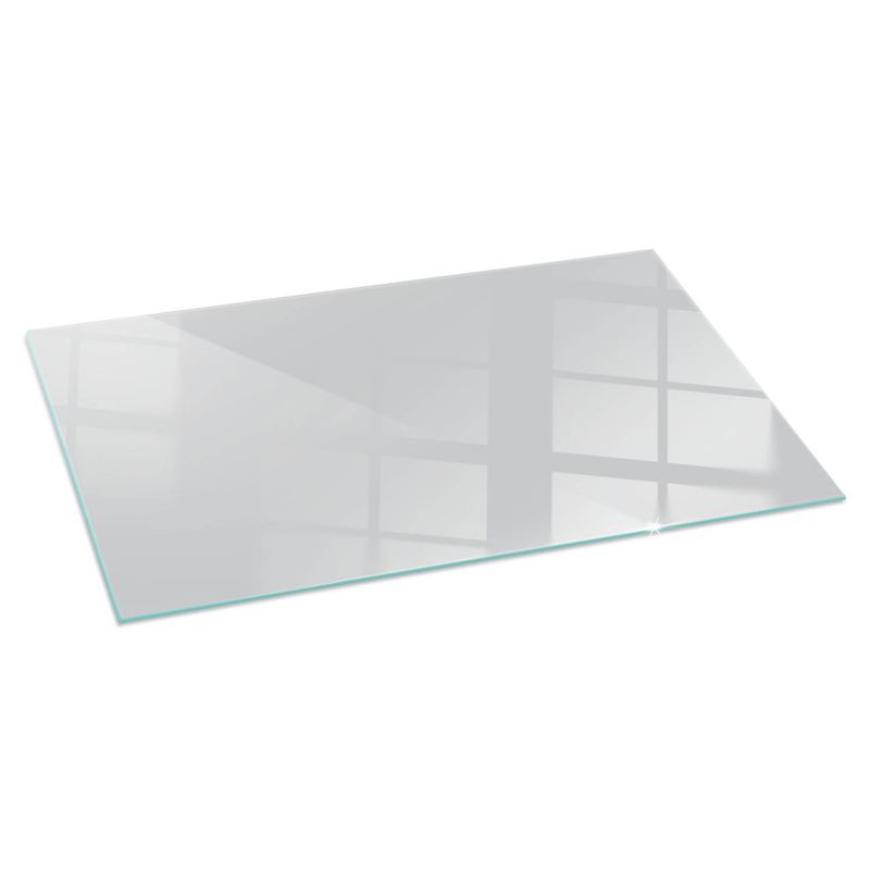 Szklana Podkładka Pod Kominek Prostokąt Wallfluent 140x70 cm Stonowany szary 1 szt.
