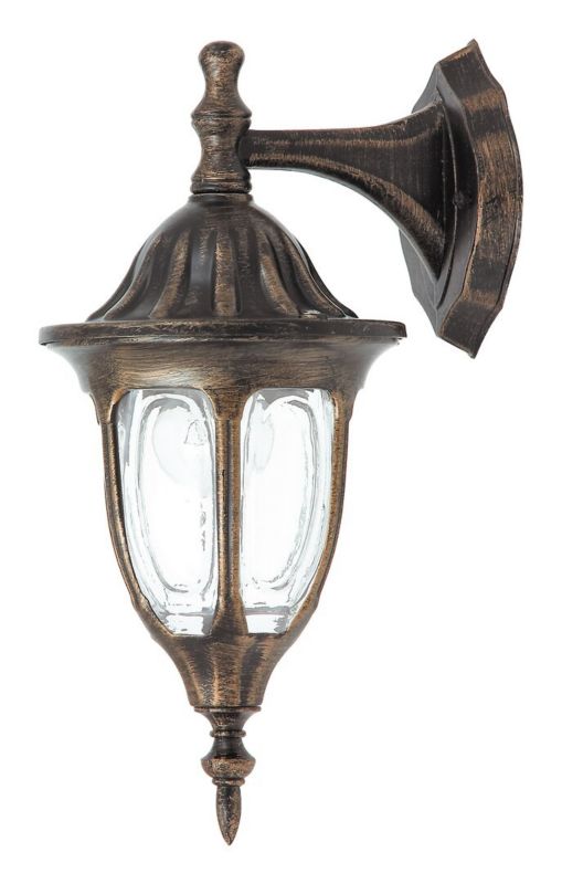 Kinkiet ścienny zewnętrzny Rabalux Milano antyczne złoto 1 x E27 x 60W IP43 wym: 37 x 16,5 x 22 cm - 1 szt.