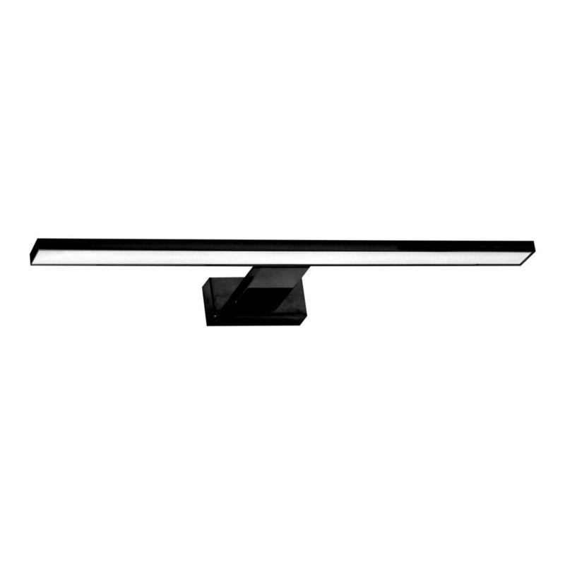 Kinkiet ścienny Milagro Shine czarno-biały LED 7W 4000K 490lm IP44 wym: 4 x 30 x 12 cm - 1 szt.