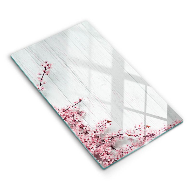 Szklana deska do krojenia Wallfluent 30x52 cm Kwiaty na deskach 1 szt.
