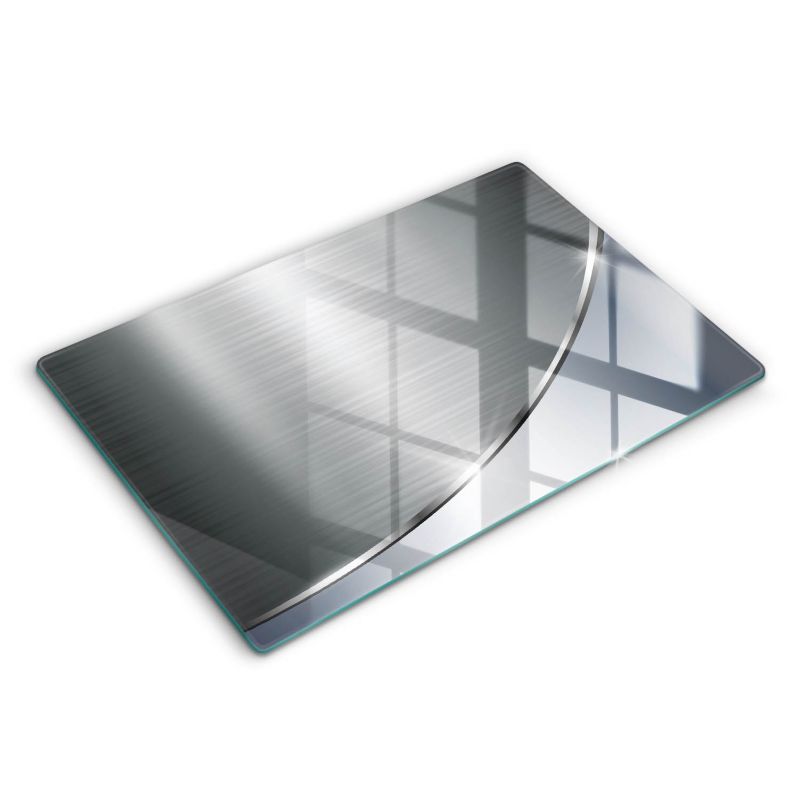 Szklana deska do krojenia Wallfluent 80x52 cm Wzór metalowa abstrakcja 1 szt.