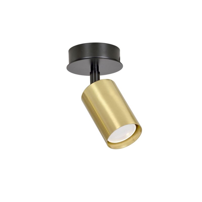 Spot oprawa sufitowa Emibig Zen złoto-czarny 1 x GU10 x 30W IP20 wym: 8 x 8 cm - 1 szt.