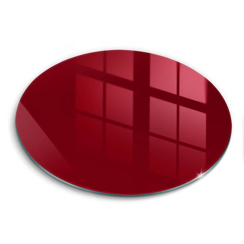 Szklana deska do krojenia Wallfluent fi40 cm Kolor burgundowy 1 szt.