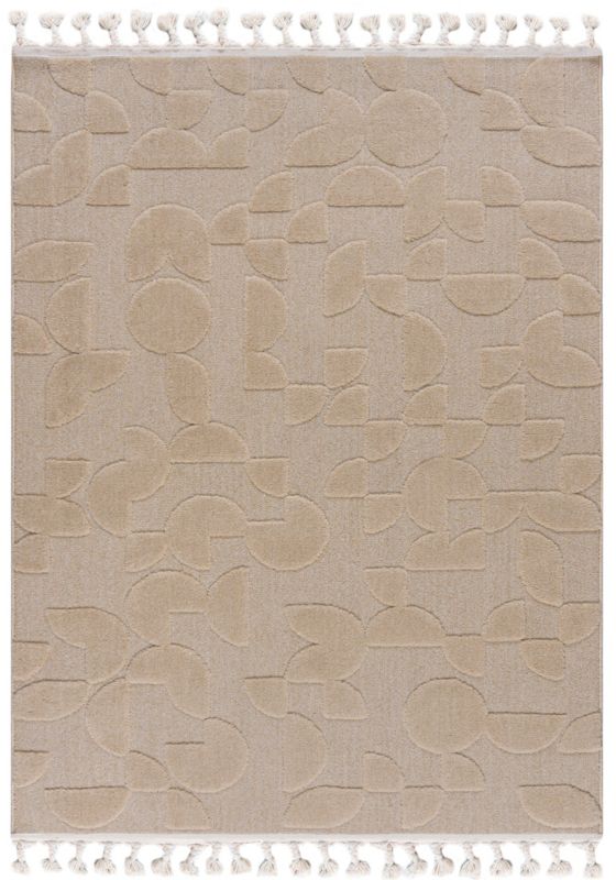 Dywan Wewnętrzny Pisa Campo Prostokąt Mazovia 120x170 cm Beżowy Kremowy Motyw Geometryczny 1 szt.