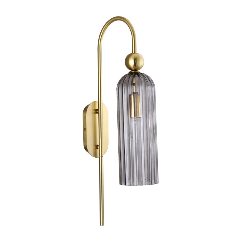 Kinkiet ścienny Light Prestige Piega złoto-czarny 1 x E14 x 40W IP20 wym: 56 x 10 x 23,5 cm - 1 szt.