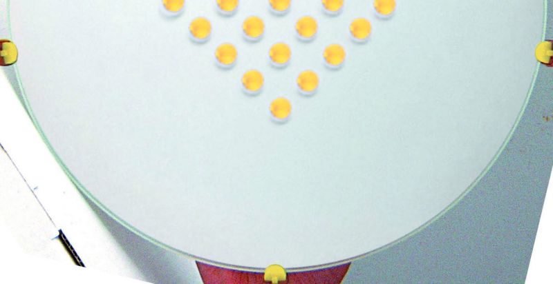 Plafon sufitowy nowoczesny Candellux Palina złoto-żółty 1 x E27 x IP20 wym: 15 x 30 x 9 cm - 1 szt.