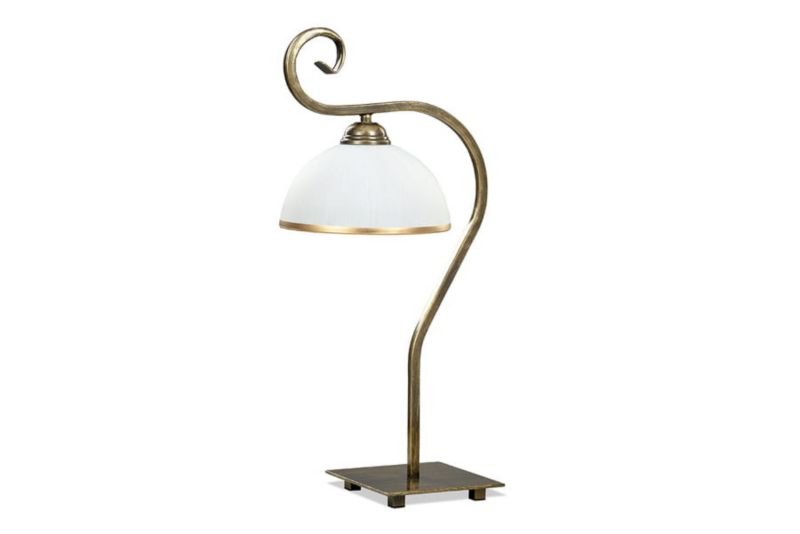 Lampka stołowa Emibig Wivara złoto-biała 1 x E27 x 40W metal - 1 szt.