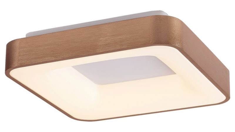 Plafon Rabalux Carmella złoto-biały LED 30W 4000K 1950lm IP20 wym: 9 x 40 x 40 cm metal - 1 szt.