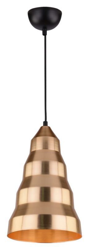 Lampa sufitowa Candellux Vesuvio czarna-złoto wym: 130 x 20 x 20 cm 1xE27 x 40W 1 szt.