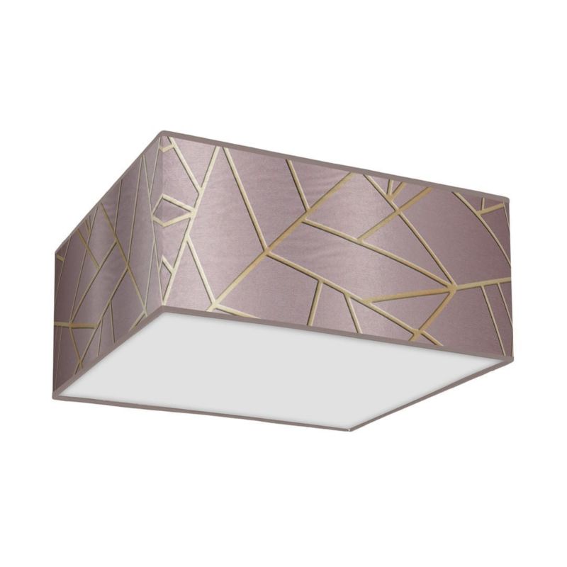 Plafon Milagro Ziggy złoto-różowy 2 x E27 x 40W IP20 wym: 13 x 40 x 40 cm - 1 szt.