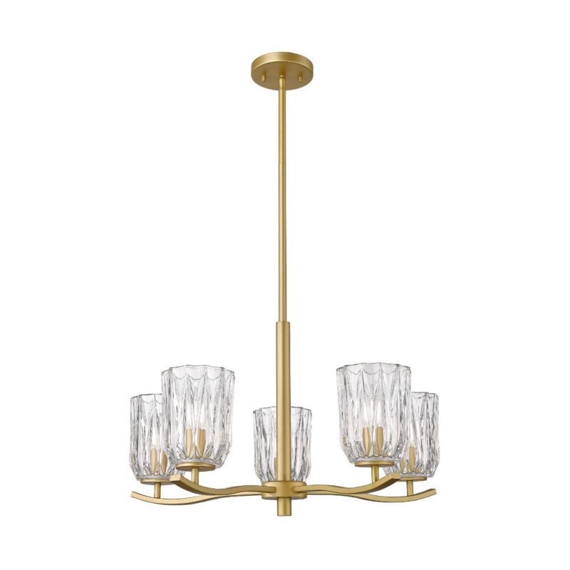 Lampa wisząca Zuma Line Tazza 0368 złoto-przezroczysty kryształowa 5xE14 x 40W 1 szt.