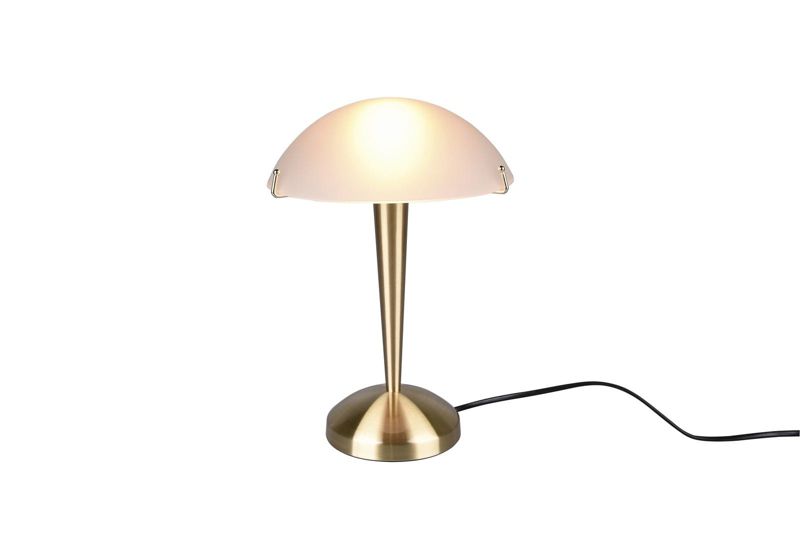 Lampka stołowa RL Pilz Ii złoto-biała 1 x E14 x 40W IP20 wym: 32 x 22 x 22 cm metal - 1 szt.