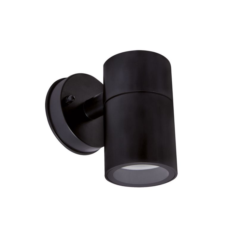 Kinkiet ścienny zewnętrzny Struhm Gordon czarny 1 x GU10 x IP54 wym: 12 x 7,7 x 11,5 cm - 1 szt.