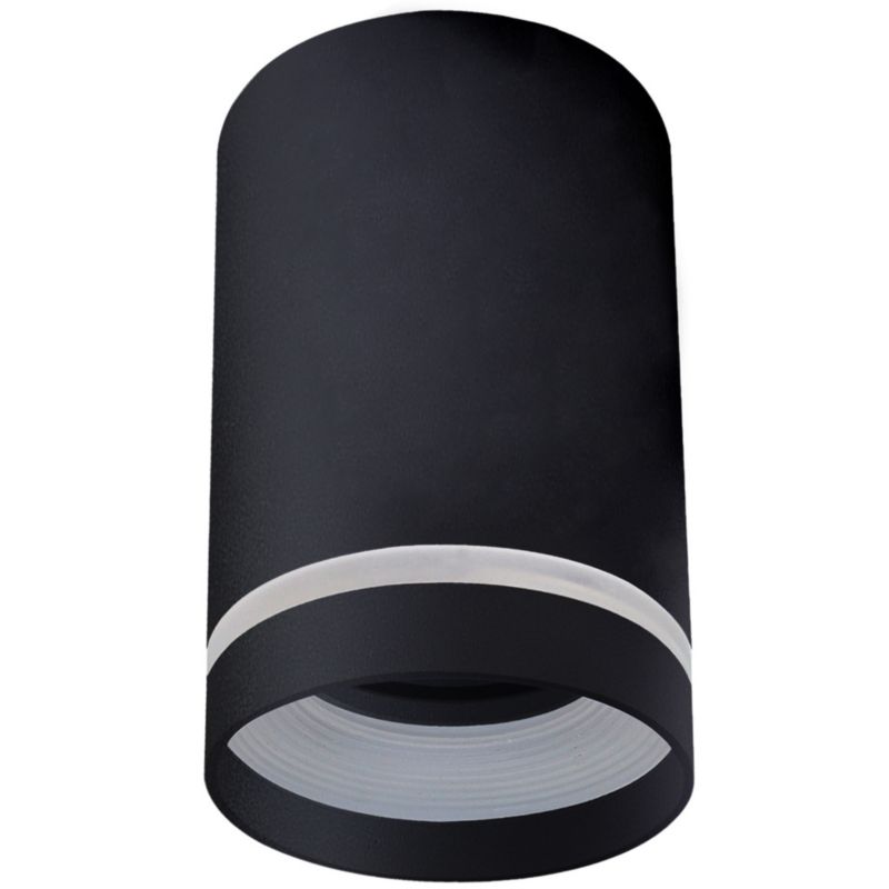 Oprawa sufitowa Polux Fabri czarny 1 x GU10 x 10W IP20 wym: 11 x 7 cm - 1 szt.