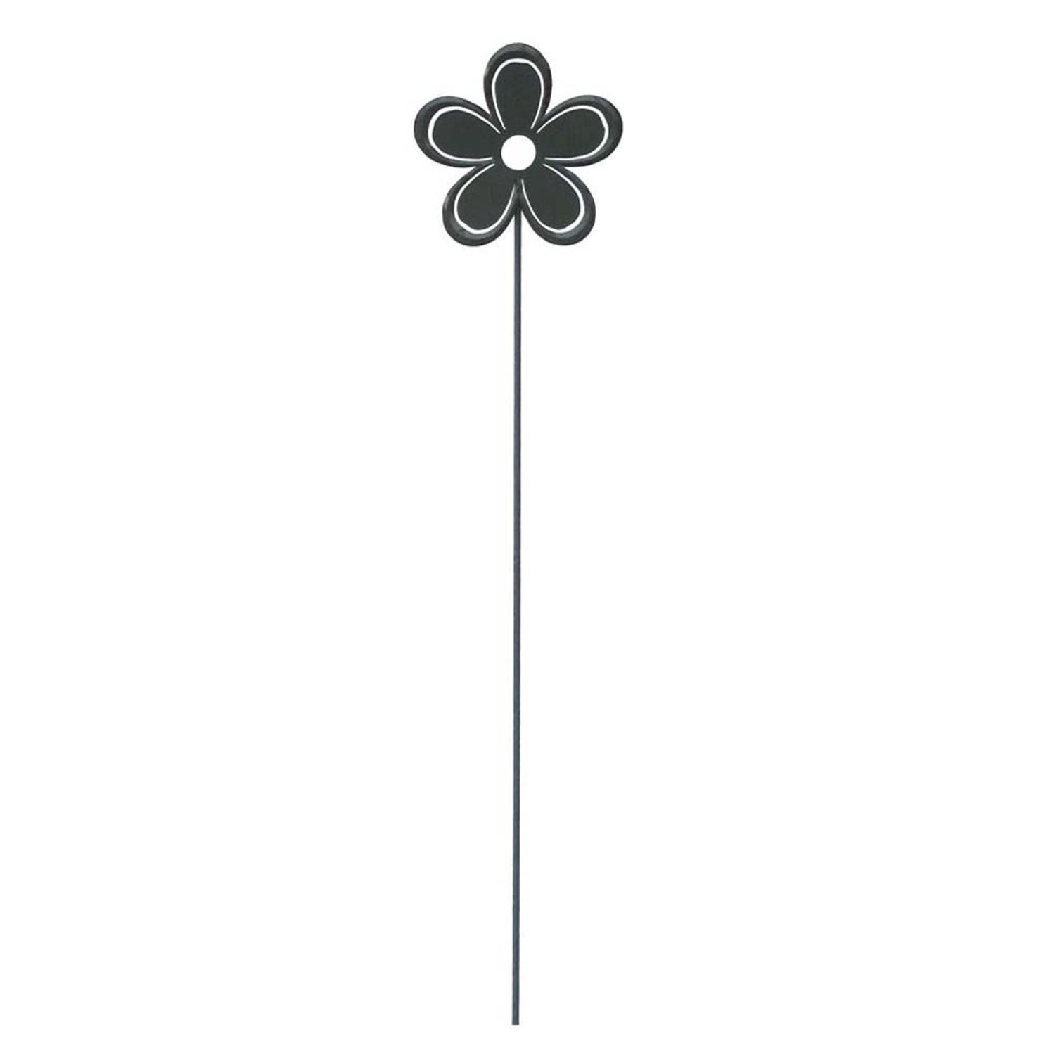 Dekoracja kwiatek szary (ozdoba na piku) - wys. 90 cm