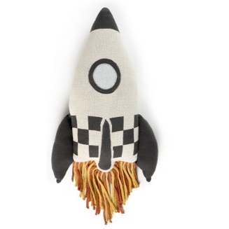 Poduszka rakieta Rocket M, "Mom, I want to be an astronaut" Lorena Canals