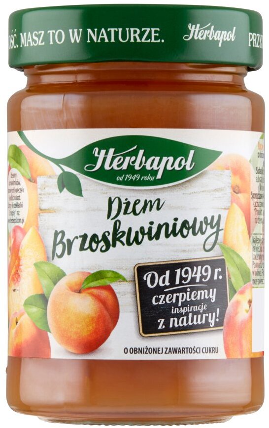 Dżem Herbapol, brzoskwiniowy, 280g
