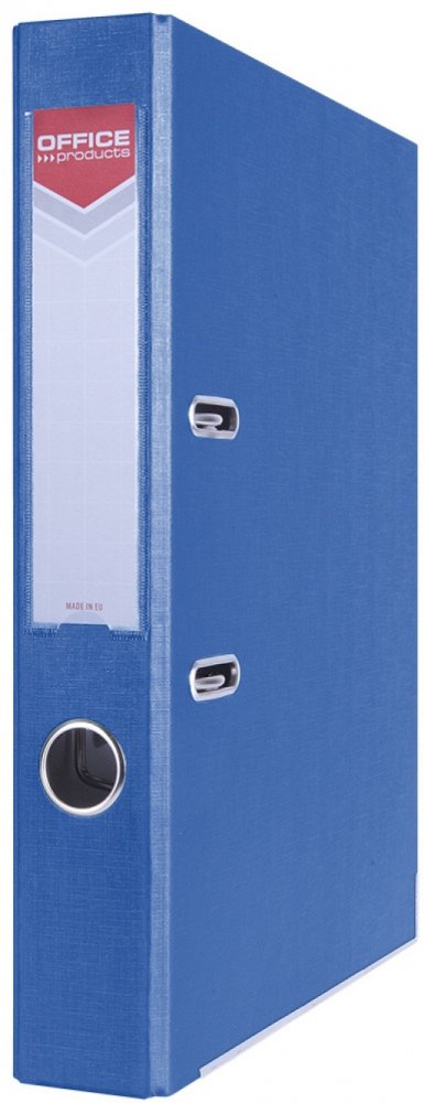 Segregator A4 Office Products Officer, z szyną, 55mm, niebieski