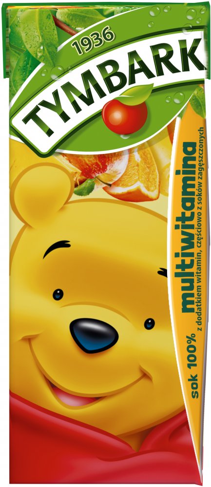 Sok multiwitamina Tymbark, kartonik, 0.2l