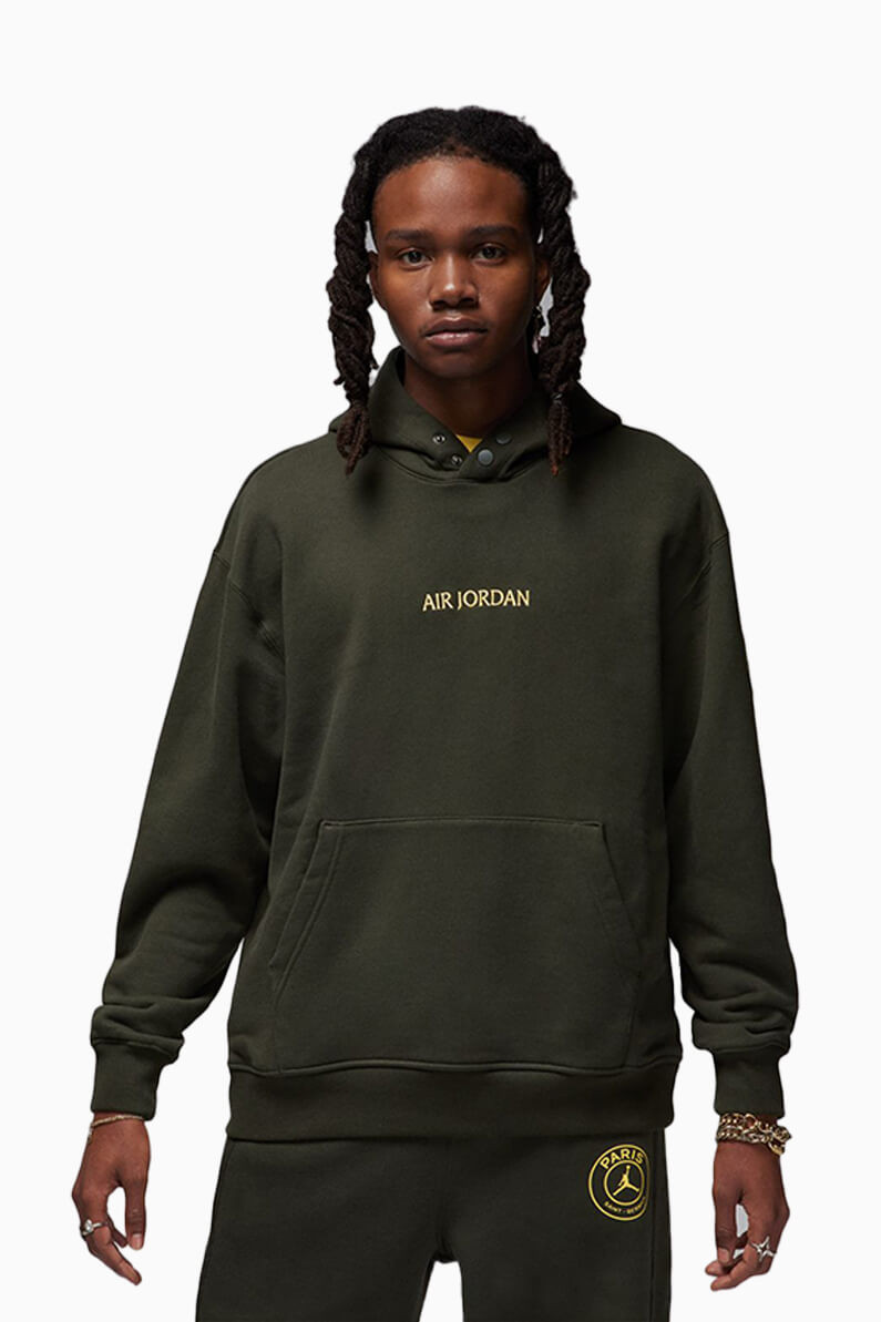 Bluza z kapturem Nike PSG x Jordan 23/24 Wordmark - Zielony