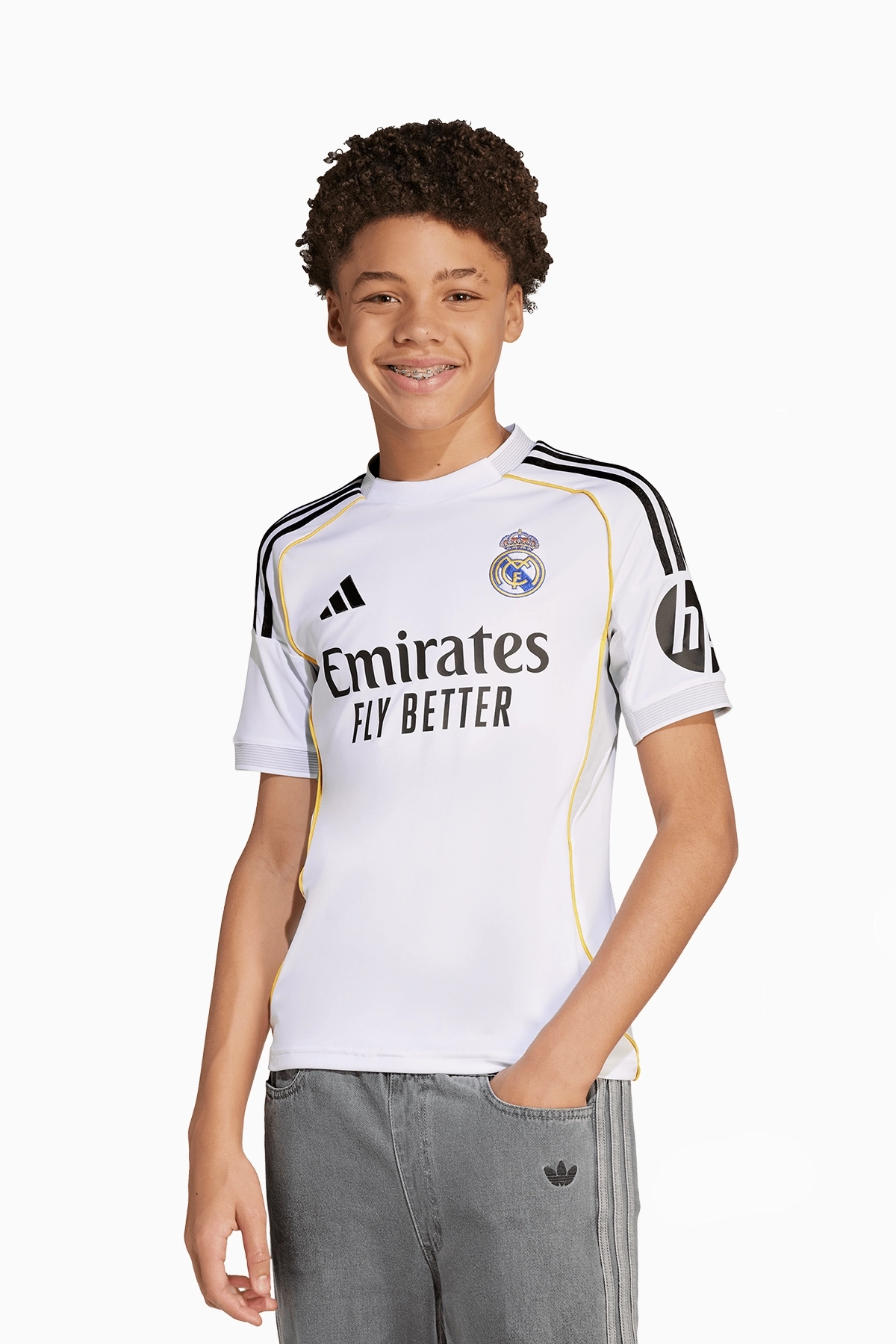 Koszulka adidas Real Madryt 25/26 Domowa Replica Junior - Biały